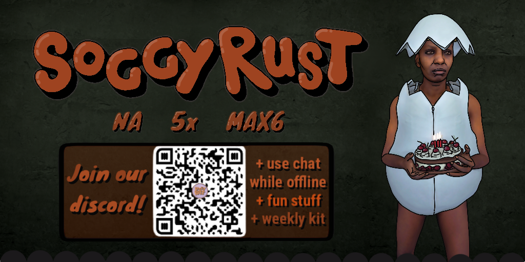 SoggyRust 5x | PvP | QOL+ | Loot+ | Skins | Shop